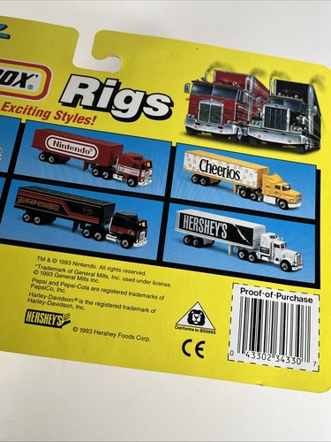 Matchbox Ford Super Rigs Pepsi semi trattore rimorchio camion 1:97 su scheda sigillata - Foto 14 di 14