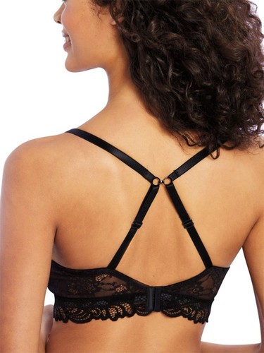NWT 3XL BALI BLACK DESIRE ALL OVER LACE CONVERTABLE WIREFREE BRA DF6591 - Picture 4 of 4