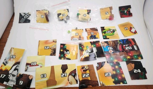 Vtg LEGO STAR WARS 2013 Advent Calendar 75023 Incomplete W/sealed Bags - Picture 3 of 11