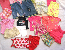 GIRL 12 M: IMMACULATE 22-Pc LOT: SHORTS; CAPRIS; BODYSUITS; SETS: TCP: B.T. KIDS