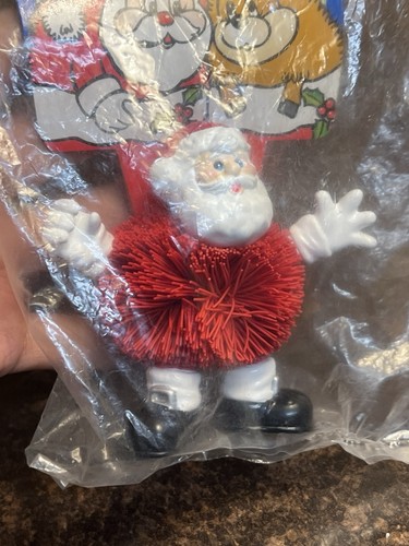 Vintage Koosh Weihnachtsmann Weihnachten Sammelfigur Ball OddzOn NEU VERSIEGELT - Bild 5 von 7