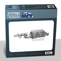 Auspuff Mitteltopf für VW Golf Plus