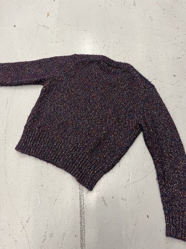 Madewell Womens Sweater SMALL Shimmer Pullover Glitter Sparkle Chunky Knit - Picture 9 of 10