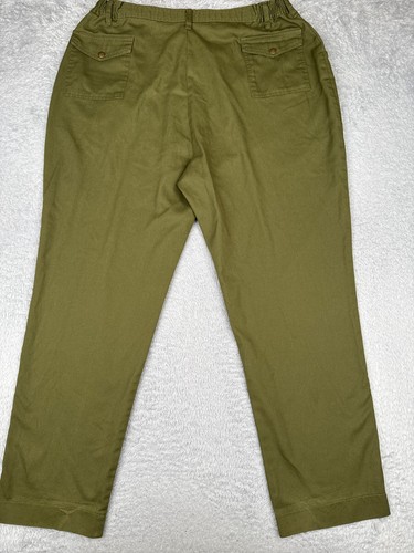 VINTAGE Boy Scouts Pants Men 40 Green Cargo Official Uniform Twill Cotton 40x32 - Picture 12 of 15