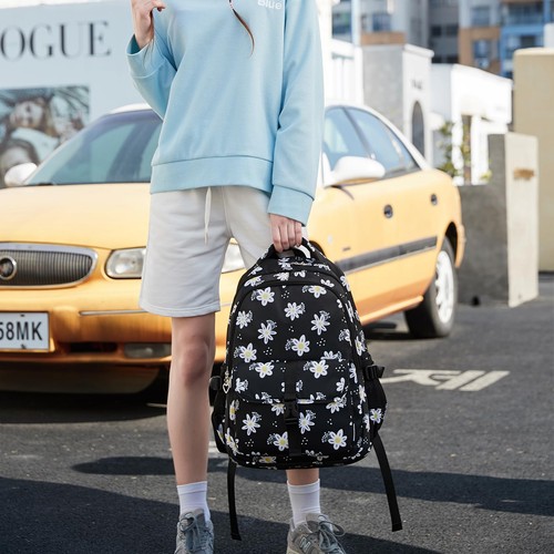 Daisy Print School Backpack for Teen Girls Bookbags Elementary Primary Middle... - Bild 8 von 8