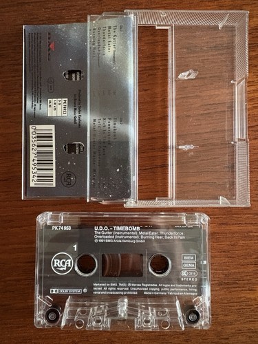 U.D.O. - Timebomb PK 74 953, 1991, Musikkassette sehr guter Zustand - Bild 3 von 3