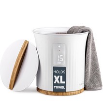 Towel Warmer Bucket Style Luxury Heater with LED Display, Adjustable Timer,...