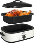 Electric Roaster Oven with Self-Basting Lid, 14-Quart Turkey Roaster Oven with R