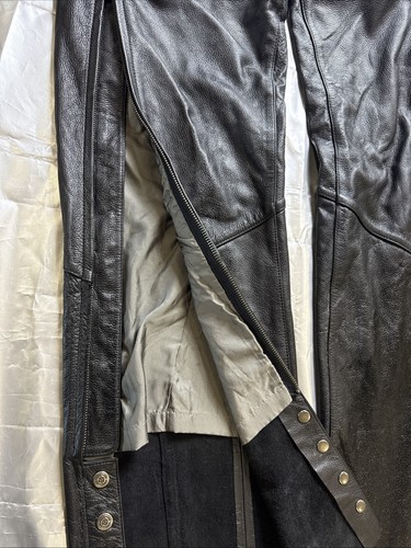 Genuine Harley-Davidson Women's Leather Chaps -XL W  RN 103 819 - Picture 12 of 18