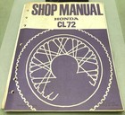 Genuine Honda 622731 CL72 Shop Manual 1972