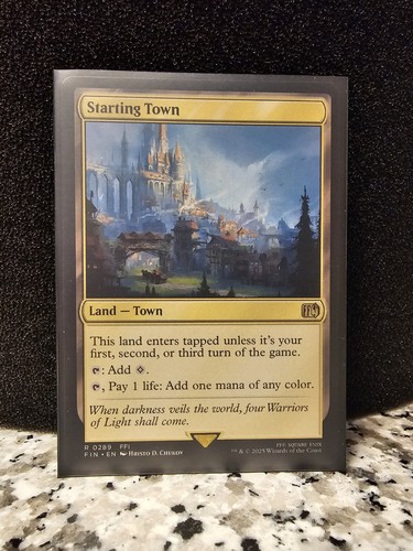 Final Fantasy MTG - Starting Town Rare Non-Foil (Near Mint) - Picture 2 of 4