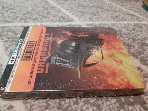 Backdraft   - Steelbook -  4K UHD Blu-ray - New & Sealed USA Import - Picture 3 of 3