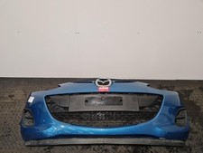 MAZDA 2 MK2 2012 FRONT BUMPER 5 DOOR HATCHBACK BLUE