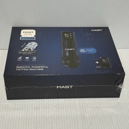 Macchina penna pistola tatuaggio professionale Mast Mini Wireless lunghezza corsa 3,6 mm Mcore Coreless - Foto 4 di 6