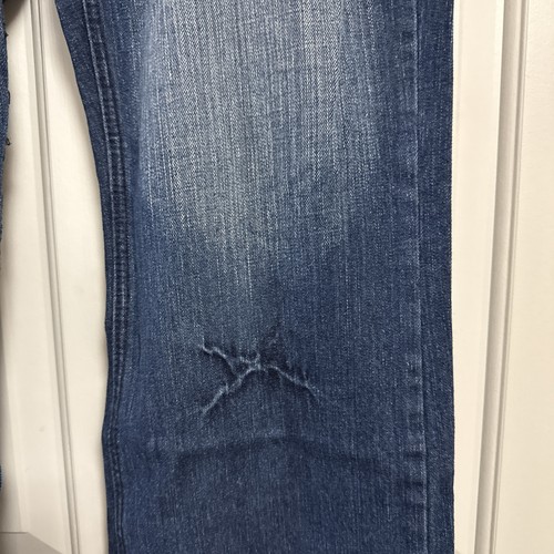 Pantalones de mezclilla Rock & Republic para hombre 36x30 azul lavado oscuro 719 Bootcut desgastados - Imagen 2 de 9