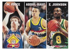 1993-94 NBA Hoops Mark Price Mahmoud Abdul-Rauf Eddie Johnson League Leaders 287
