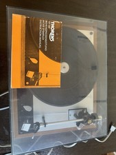 Thorens TD 160 Vintage Record Player Turntable with Dust Cover  Documentation