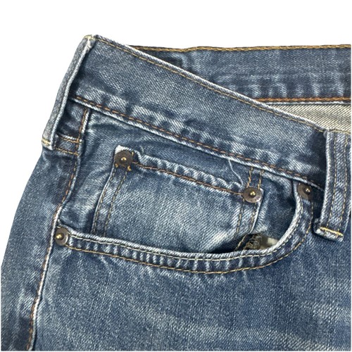 Bullhead Denim Co Slim Herren Jeans 32x34 Blau Faded Wash Straight Slim Fit - Bild 12 von 15