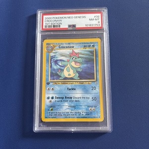 PSA 8 Pokemon 2000 1st Edition Neo Genesis Croconaw Uncommon #32