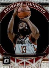 2017-18 Donruss Optic Swishful Thinking #5 James Harden - BSK