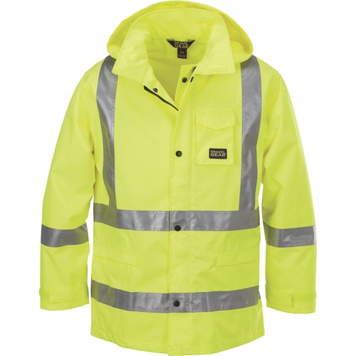 Gravel Gear HV Men's Class 3 High Visibility 300 Denier Ripstop Waterproof Rain - Picture 16 of 16