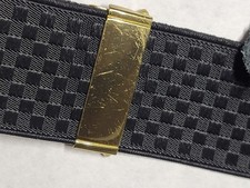 Trafalgar Black Suspenders Checkered