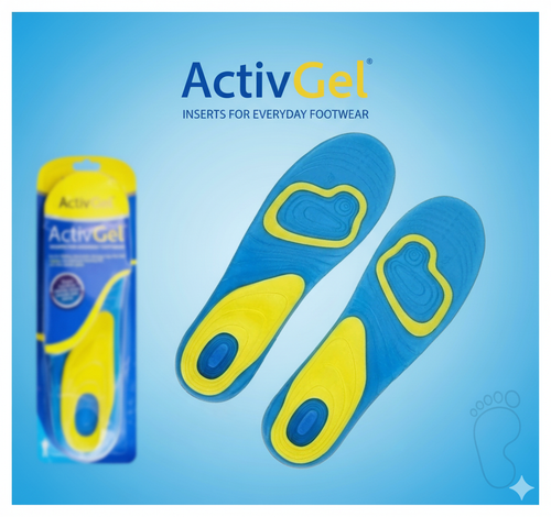 NEW SCHOLL Gel Activ Everyday Shock Absorption Insoles Men(UK8-13) Women(UK4-8) - Picture 2 of 15