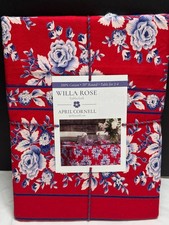 APRIL CORNELL WILLA ROSE 70 Round TABLECLOTH ...