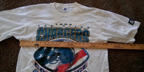 Vintage 1995 San Diego Chargers Starter T-Shirt Super Bowl XXIX AFC Champions - Bild 10 von 11