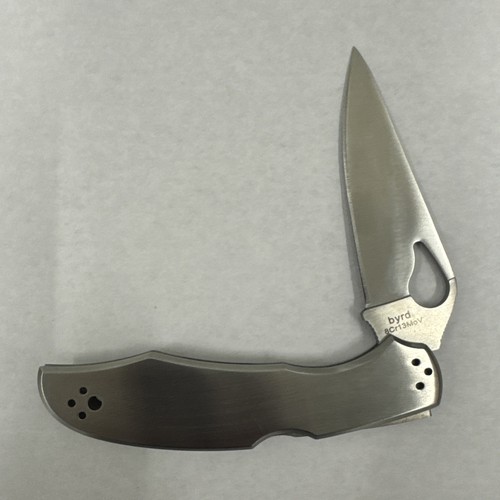 Byrd by Spyderco Cara Cara 2 Folding Knife 3¾ 8Cr13MoV Blade Stainless Handle