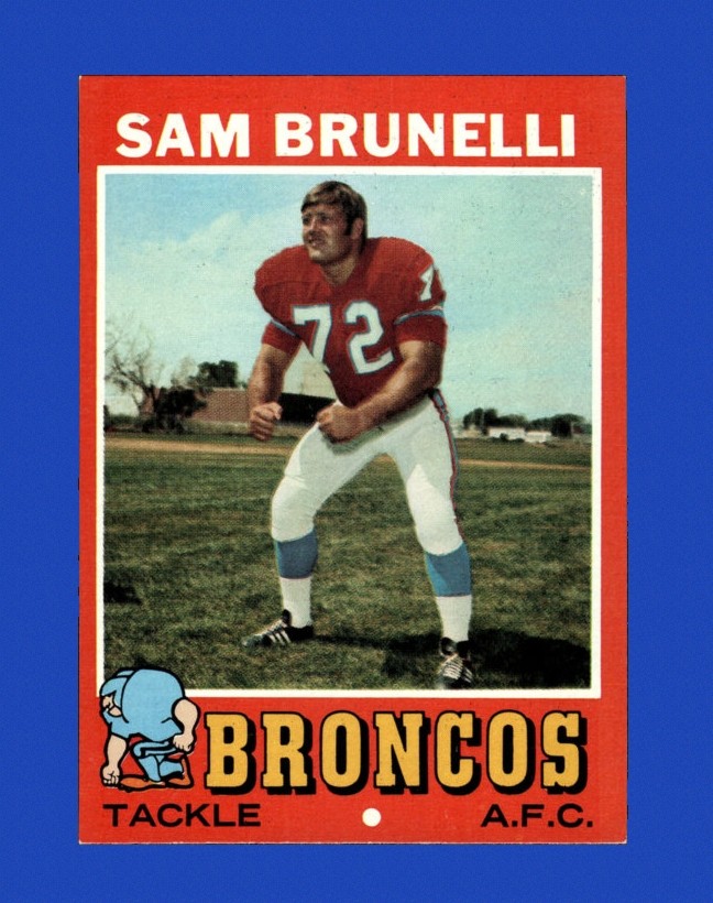 1971 Topps Set-Break #185 Sam Brunelli NR-MINT *GMCARDS*