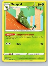Metapod Uncommon SWSH02: Rebel Clash 002/192 NM