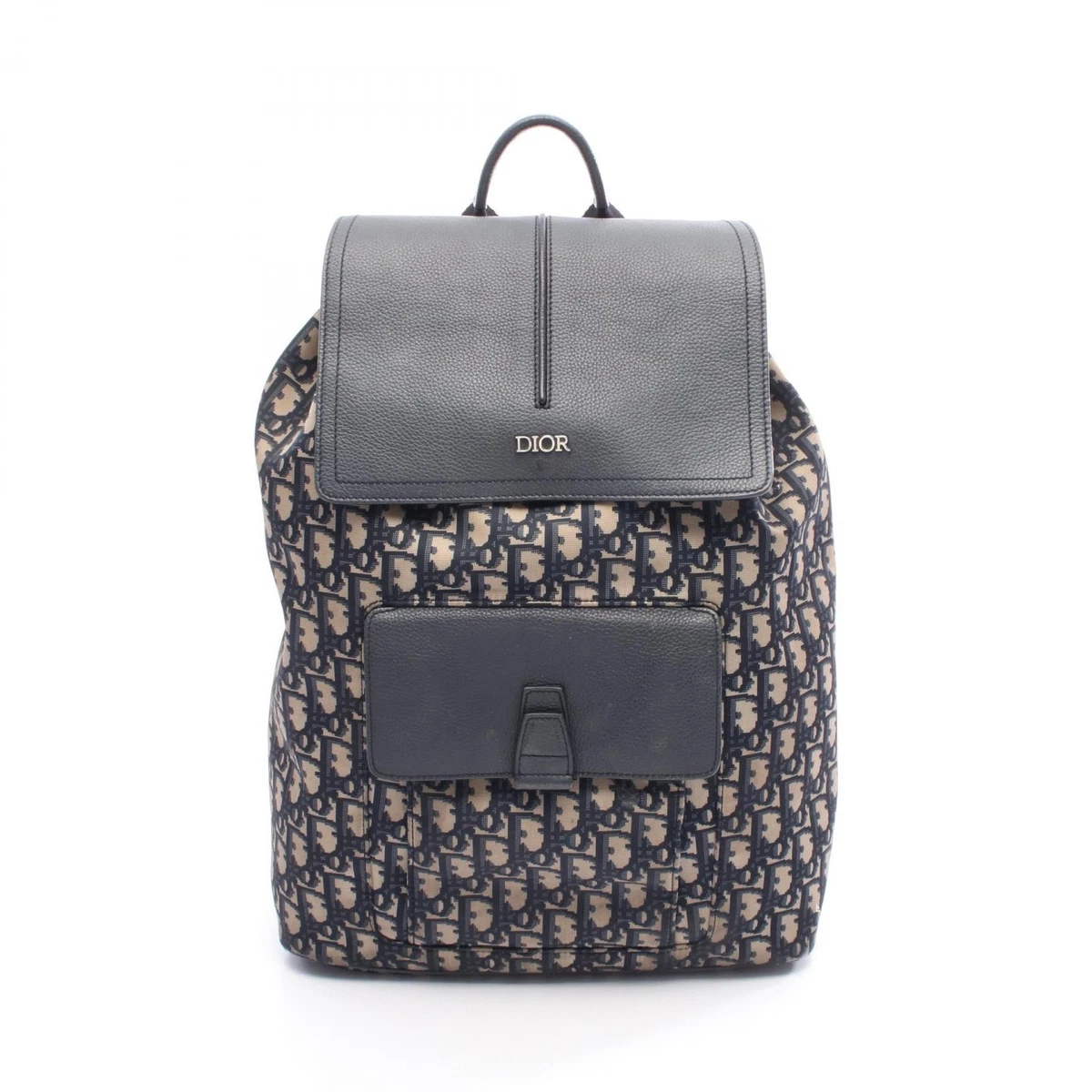 Dior Blue Floral Women\'s Backpack Small DiorTravel Backpack Blue Dior Oblique Technical Fabric  main image 3
