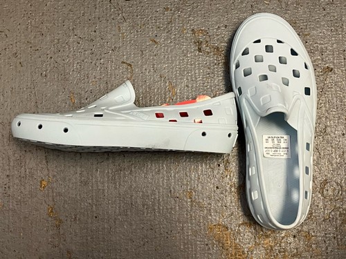 VANS Off The Wall Trek Slip-On Light Blue NEW Unisex Size 4 New W/ Tags - Picture 3 of 5