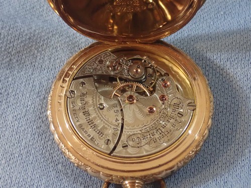 1898 Lady Waltham Pocketwatch, 14k GF Hunter Case, Runs - Picture 20 of 22
