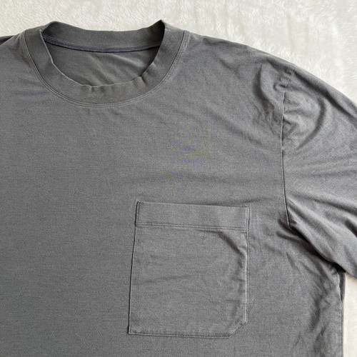 T-shirt Lululemon Fundamental oversize con tasca uomo piccola grigia girocollo S - Foto 3 di 12