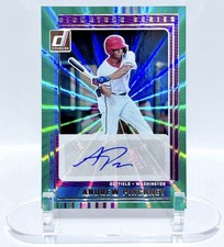2025 Panini Donruss Andrew Pinckney Auto Green Laser Prospect #SG-APK Nationals
