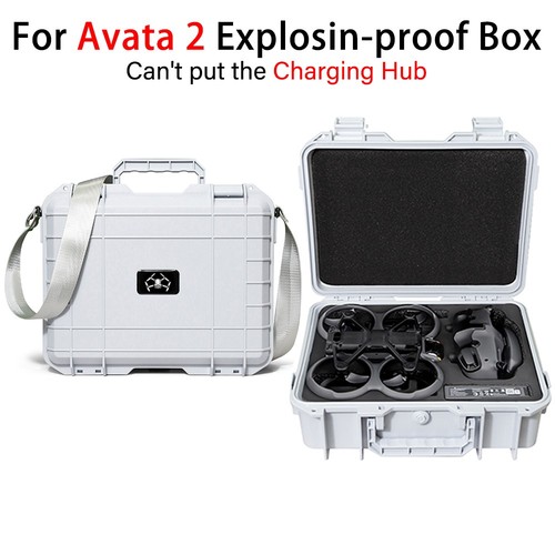 Waterproof Box Hard Shell Carrying Case Explosion-Proof Suitcase For DJI Avata 2 - Picture 4 of 17