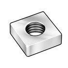 1/4"-20 Steel Zinc Plated  Machine Screw Square Nut, 100 pk. Manufacturer Varies