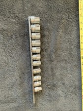 Snap On 3/8” Shallow Socket Set, 6pt, Metric, 9-19mm….older Style…. Snap On 3/8” Shallow Socket Set, 6pt, Metric, 9-19mm….older Style….