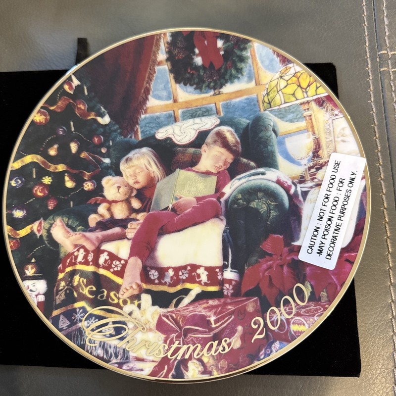 “Christmas Dreams” 2000 Christmas Collectible Plate by Mike Wimmer