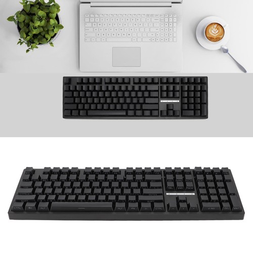 Mechanical Keyboard 3 Mode 108 Keys Linear Action Switch RGB Wireless 2.4G B NEW - Afbeelding 9 van 12