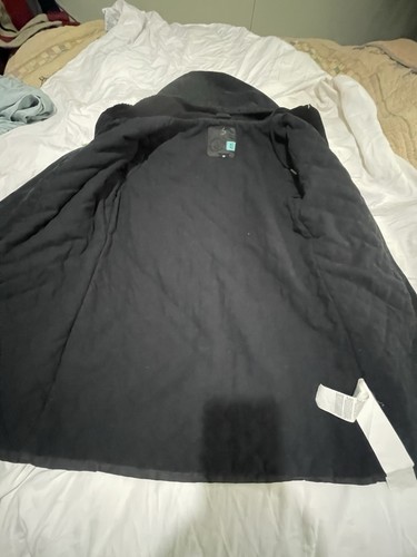 volcom snowboard jacket Black Cheetah print medium hood - Picture 9 of 9