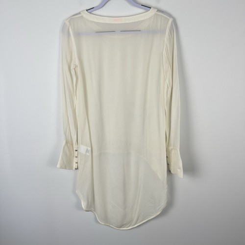 Sass & Bide Size 8 Silk Tales Long Top/Short Hi Lo Dress Long Sleeve 100% Silk - Picture 5 of 11