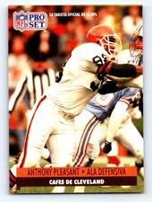1991 Pro Set Spanish #45 Anthony Pleasant Fresh Break EX-EXMINT