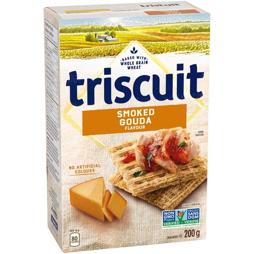 Christie Triscuit geräucherte Gouda Cracker, 200g/7,1 oz., (importiert aus Kanada) - Bild 4 von 5