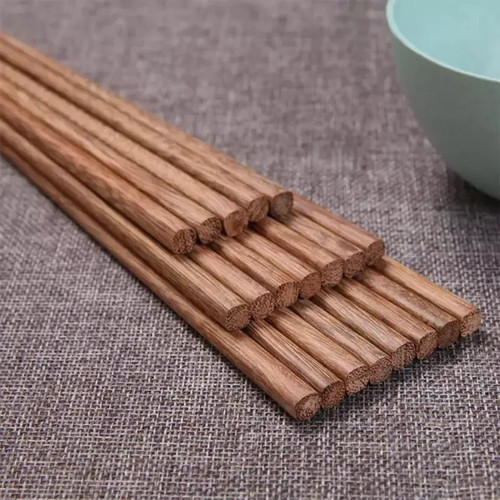 10 Pairs Natural Rosewood Chopsticks Reusable Healthy Chinese Wooden Chop Sticks - Picture 6 of 7