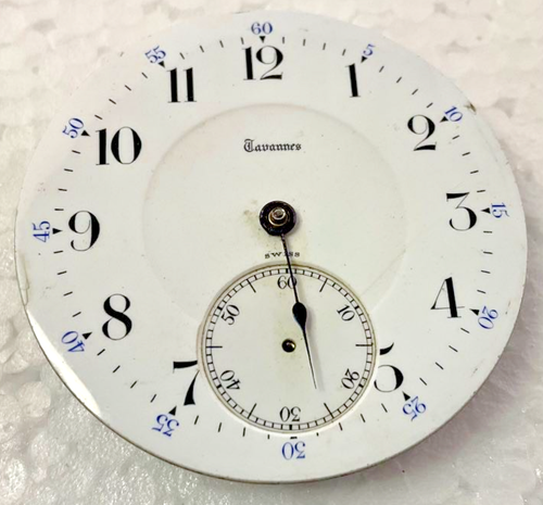 ANTIQUE VINTAGE 1904 TAVANNES POCKET WATCH MOVEMENT 15 JEWELS SWISS 16S - Picture 6 of 6