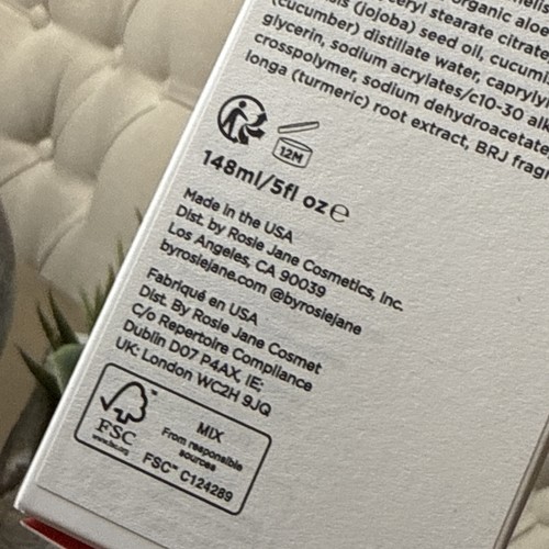 By Rosie Jane Everyday Body Milk ROSIE 5oz/148ml Full Size - NEW in Box L1 - Picture 3 of 10
