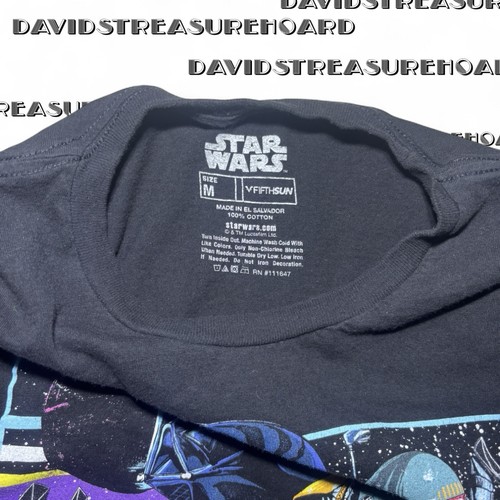 Star Wars Disney Luke Skywalker Darth Vader Boba Fett T Shirt Mens M Comic Art - Picture 4 of 7